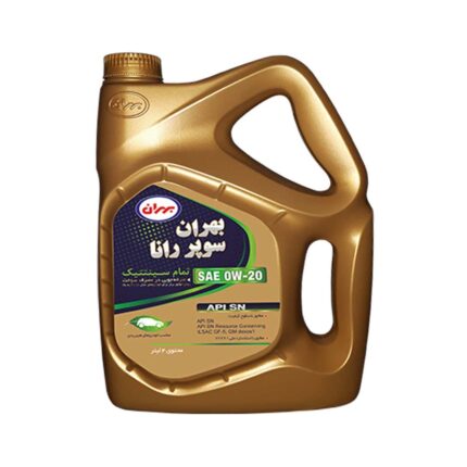 روغن موتور بهران مدل سوپر رانا 0W-20 چهار لیتری