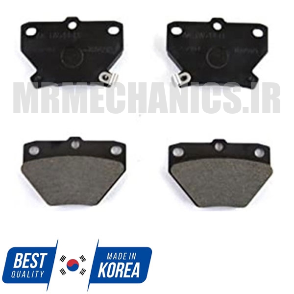 COROLLA-2005-KOREA04466-20090 لنت ترمز عقب تویوتا کرولا 2005 2006 2007 برند ساخت کره جنوبی