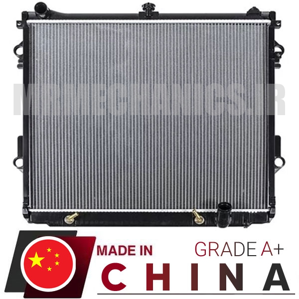 LAND-CRUISER-2010-CHINA16400-31601 رادیاتور آب تویوتا لندکروز 6 سیلندر 2010 2011 2012 2013 2014 برند ساخت چین