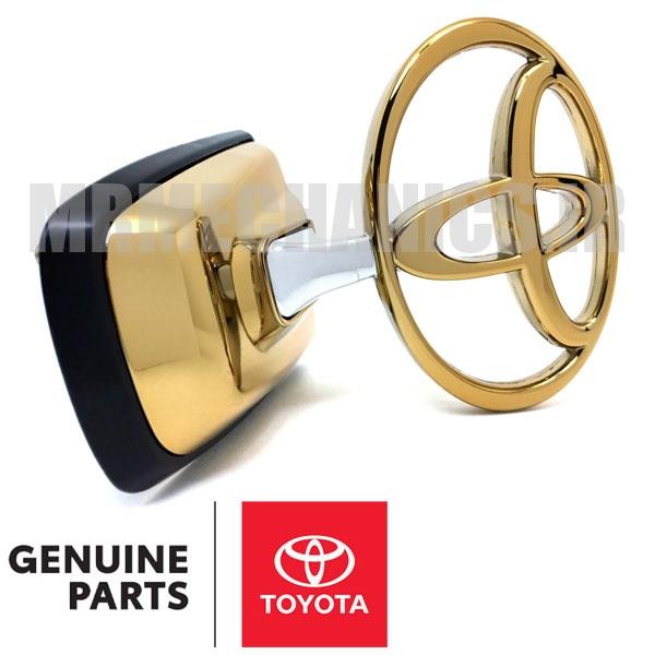 TOYOTA-LAND-CRUISER آرم کاپوت طلایی تویوتا لندکروز اتاق 100 مدل 1998 1999 2001 2002 2003 2004 2005 2006 2007 برند اصلی
