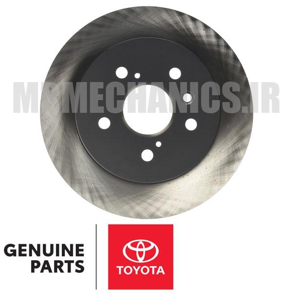 TOYOTA-AURION دیسک ترمز چرخ عقب تویوتا آریون 2012 و 2013 برند اصلی