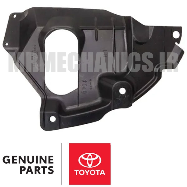 TOYOTA-HILUX محافظ جانبی پلاستیکی زیر موتور تویوتا هایلوکس 2006 2007 2008 2009 2010 برند اصلی