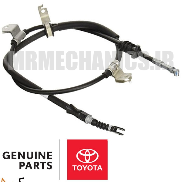 TOYOTA-YARIS سیم ترمز دستی تویوتا یاریس هاچبک مدل 2008 2009 2010 2011 2012 برند اصلی