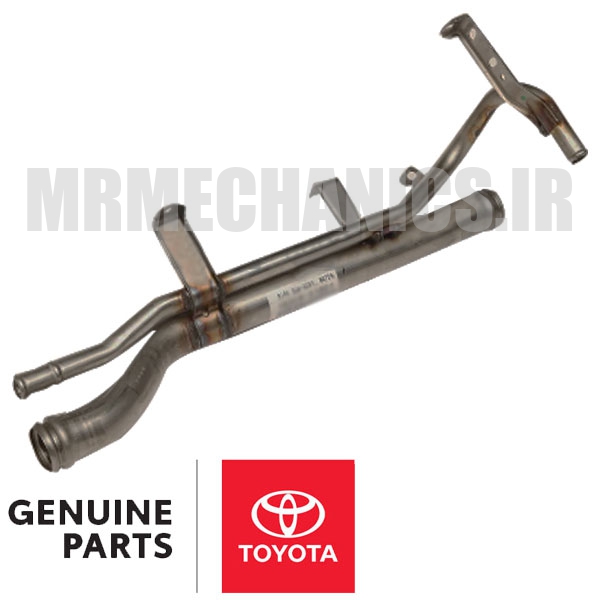 TOYOTA-LAND لوله خروجی آب بین سر سیلندر تویوتا لندکروز 2008 2009 2010 2011 برند اصلی