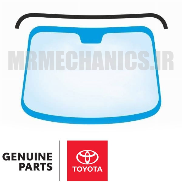 TOYOTA-LAND نوار لاستیکی بالای شیشه جلو تویوتا لندکروز 2008 2009 2010 2011 2012 2013 برند اصلی