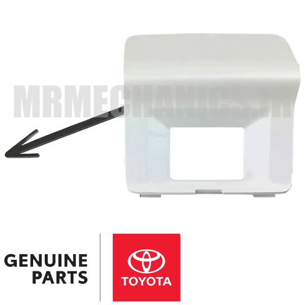 TOYOTA-PRADO درب پوش روی قاب زاپاس بدون دوربین تویوتا پرادو 2010 2011 2012 2013 برند اصلی