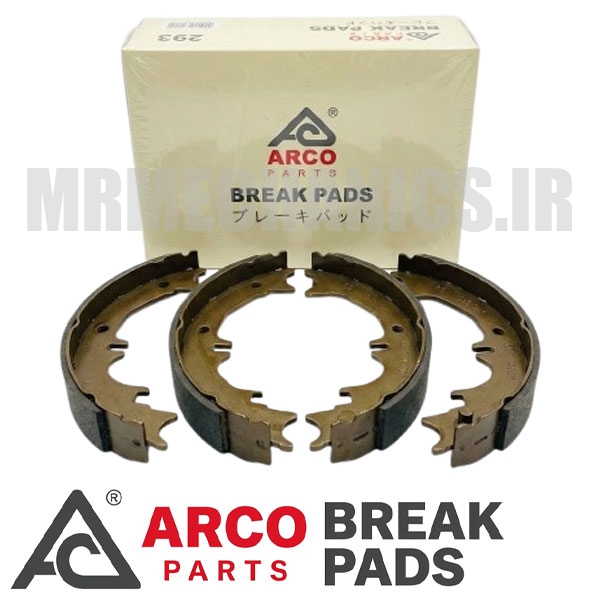 ARCO-BREAK-PADS لنت ترمز دستی تویوتا پرادو تویوتا پرادو 2005 2006 2007 2008 2009 2010 2011 2012 2013 برند آرکو ARCO